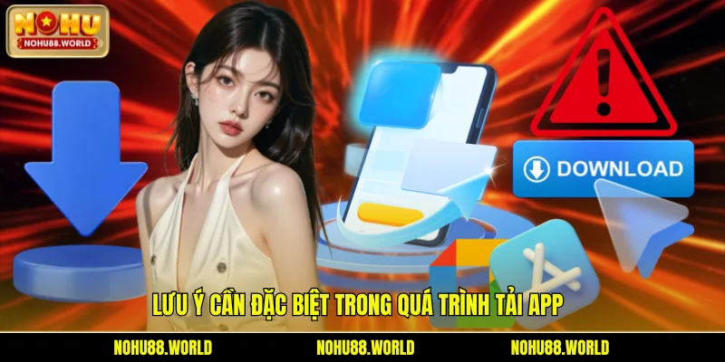 Lưu ý cần đặc biệt trong quá trình tải app